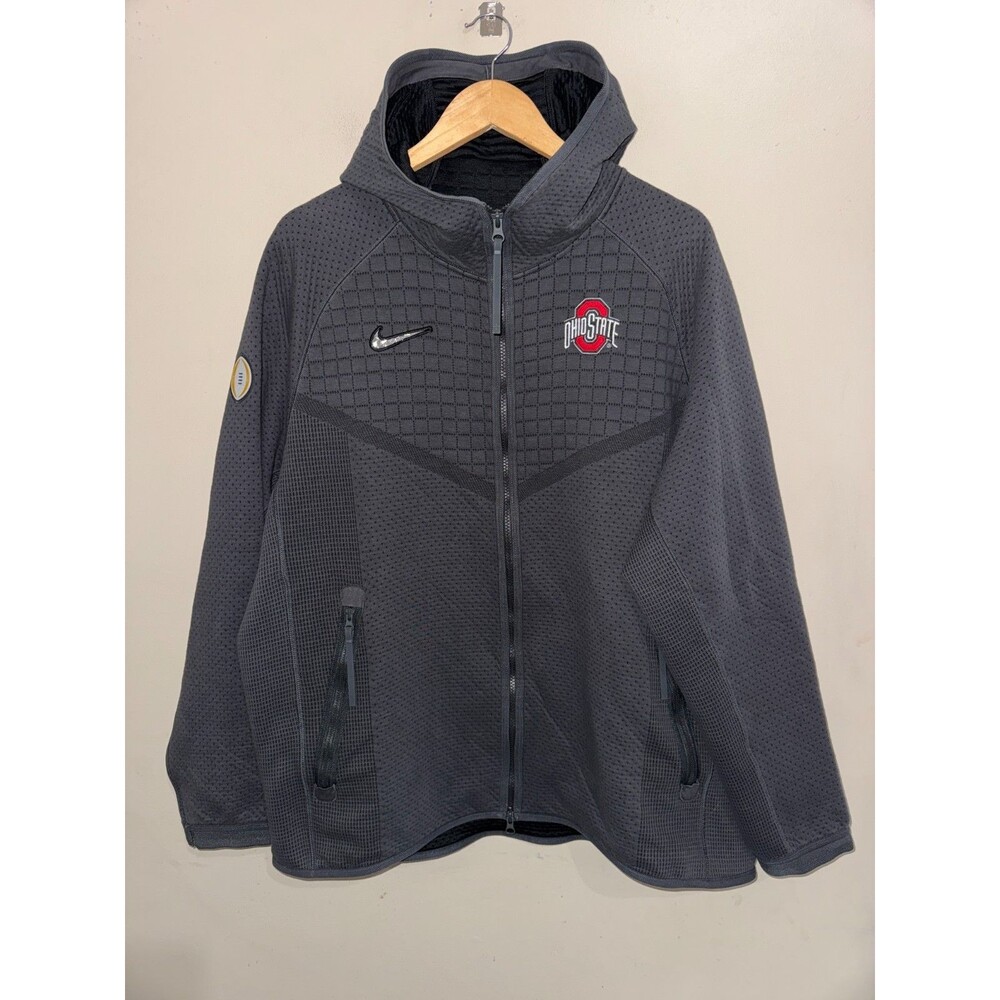Nike CFP Ohio State Buckeyes Team Issue Media Day Tech Pack Jacket Men's XL NCAA